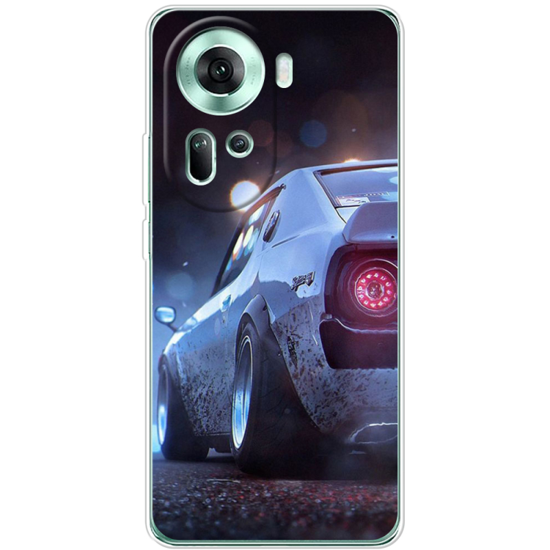 Чехол BoxFace OPPO Reno 11 5G Silver Car