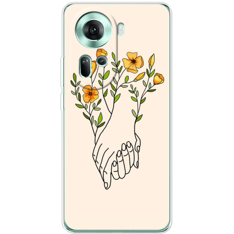 Чехол BoxFace OPPO Reno 11 5G Flower Hands