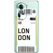 Прозрачный чехол BoxFace OPPO Reno 11 5G Ticket London