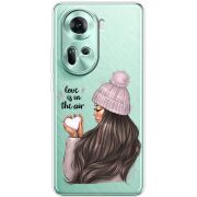 Прозрачный чехол BoxFace OPPO Reno 11 5G love is in the air