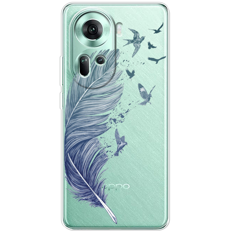 Прозрачный чехол BoxFace OPPO Reno 11 5G Feather