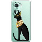 Чехол со стразами OPPO Reno 11 5G Egipet Cat