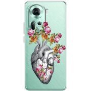 Чехол со стразами OPPO Reno 11 5G Heart