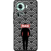 Черный чехол BoxFace OPPO Reno 11 5G Man Pattern