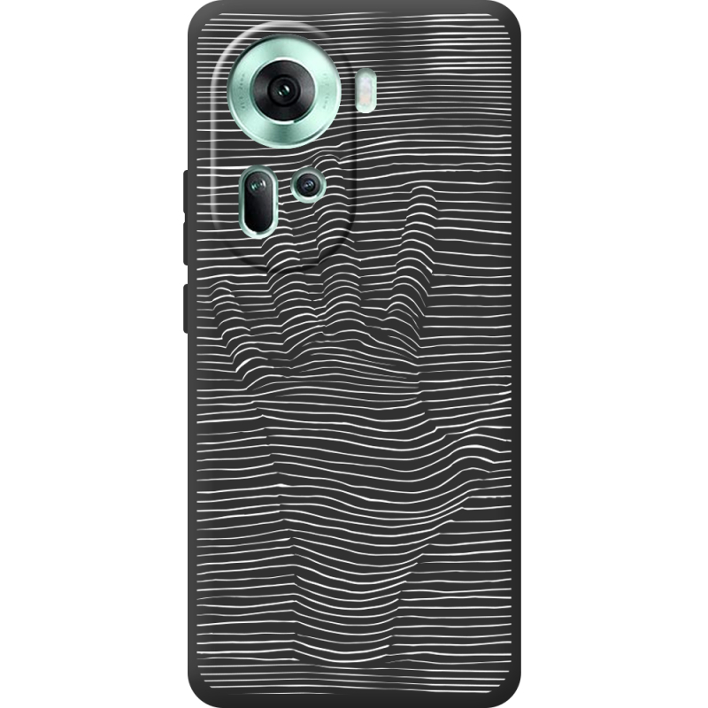 Черный чехол BoxFace OPPO Reno 11 5G Optical Hand