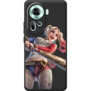 Черный чехол BoxFace OPPO Reno 11 5G Happy Harley Quinn