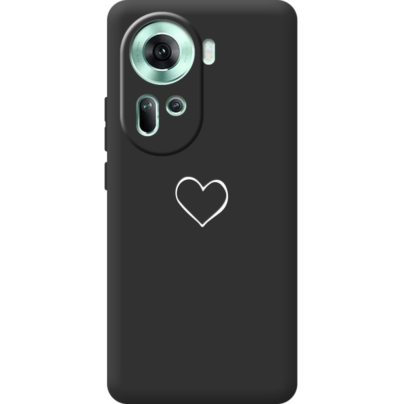 Черный чехол BoxFace OPPO Reno 11 5G My Heart