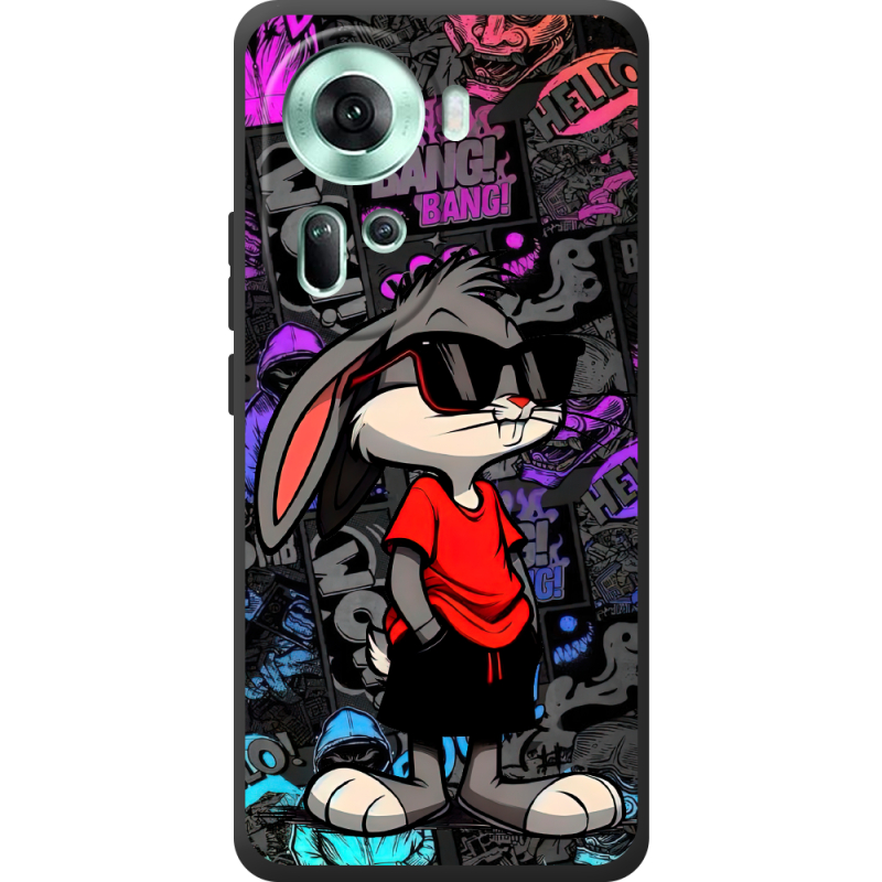 Черный чехол BoxFace OPPO Reno 11 5G Малий вухань
