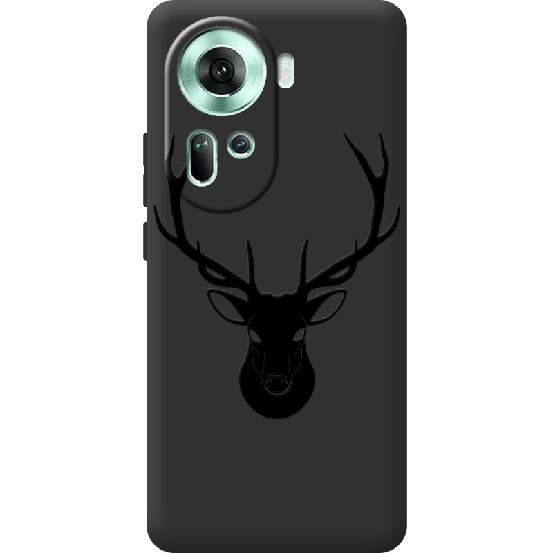 Черный чехол BoxFace OPPO Reno 11 5G Deer