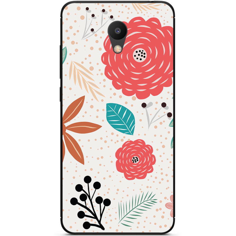 Чехол Uprint Meizu M6 Line Flowers