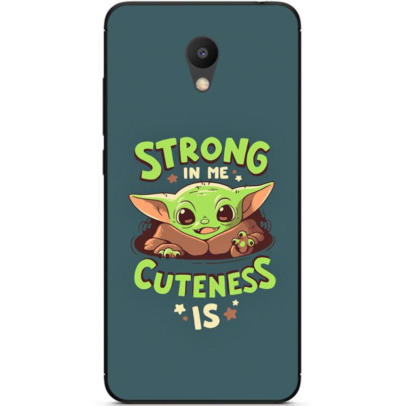 Чехол Uprint Meizu M6 Strong in me Cuteness is