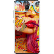 Чехол Uprint Meizu M6 Yellow Girl Pop Art