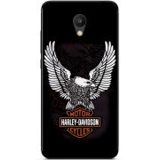 Чехол Uprint Meizu M6 Harley Davidson and eagle