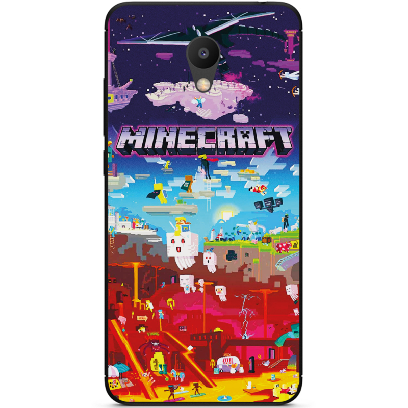 Чехол Uprint Meizu M6 Minecraft World Beyond