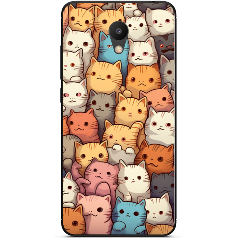 Чехол Uprint Meizu M6 Котики муркотики