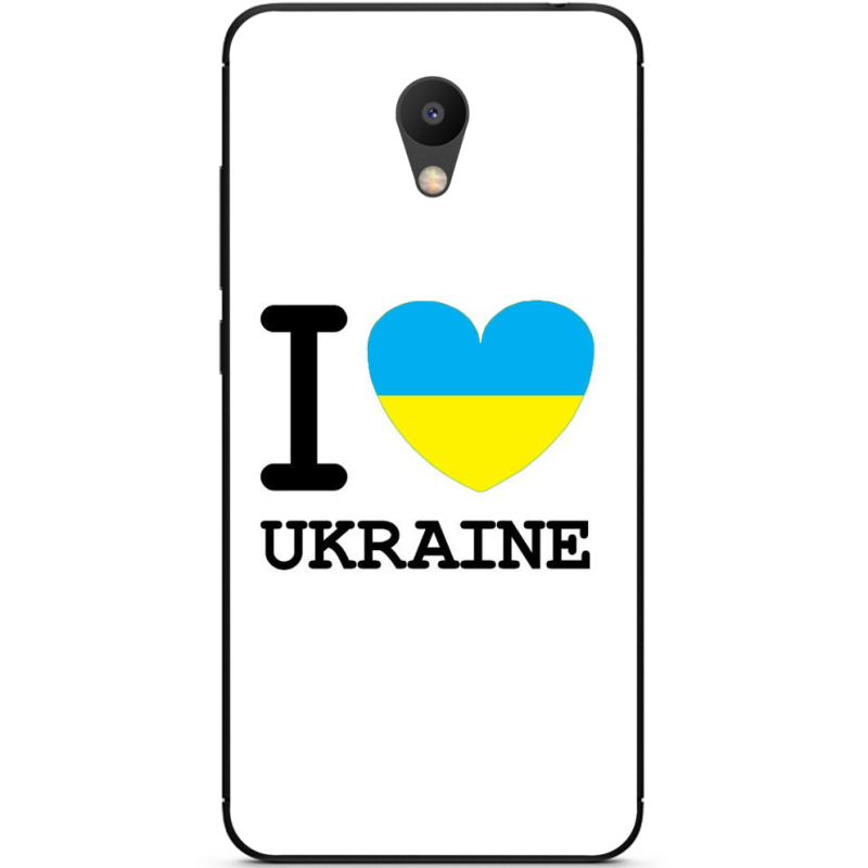 Чехол Uprint Meizu M6 I love Ukraine