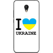 Чехол Uprint Meizu M6 I love Ukraine