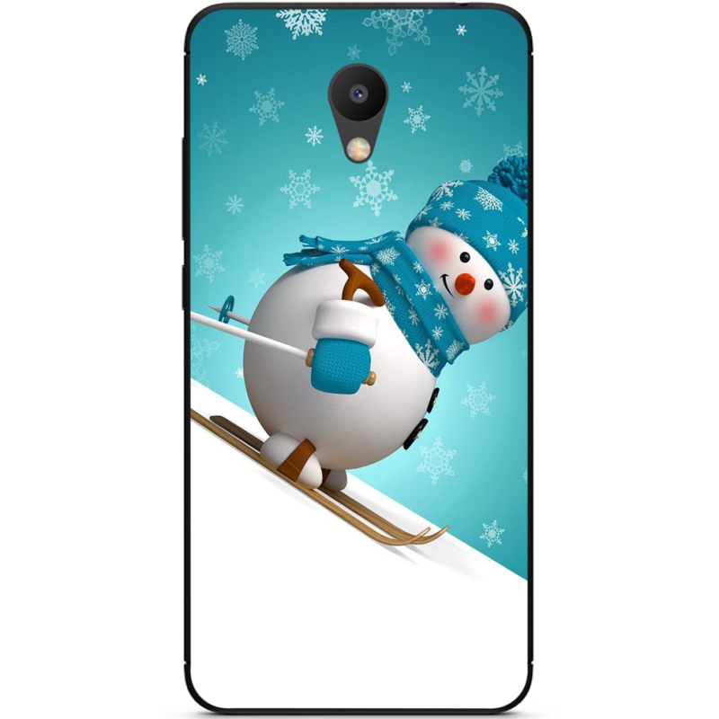 Чехол Uprint Meizu M6 Skier Snowman