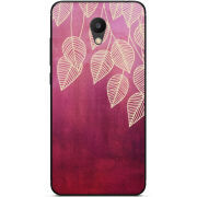 Чехол Uprint Meizu M6 Gold Leaves