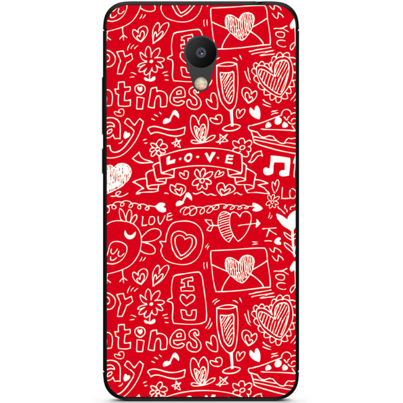 Чехол Uprint Meizu M6 Happy Valentines