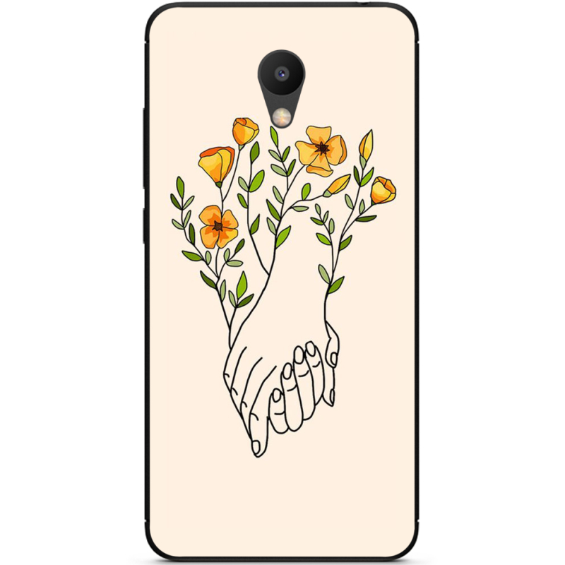 Чехол Uprint Meizu M6 Flower Hands
