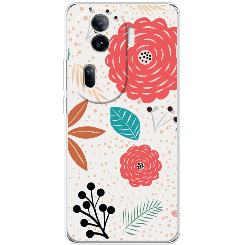 Чехол BoxFace OPPO Reno 11 Pro 5G Line Flowers