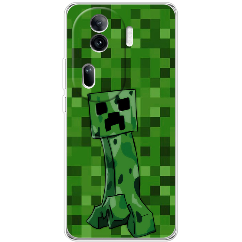 Чехол BoxFace OPPO Reno 11 Pro 5G Minecraft Creeper