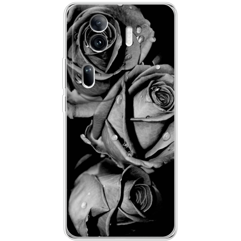 Чехол BoxFace OPPO Reno 11 Pro 5G Black and White Roses