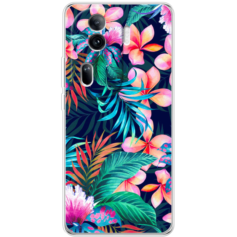 Чехол BoxFace OPPO Reno 11 Pro 5G flowers in the tropics