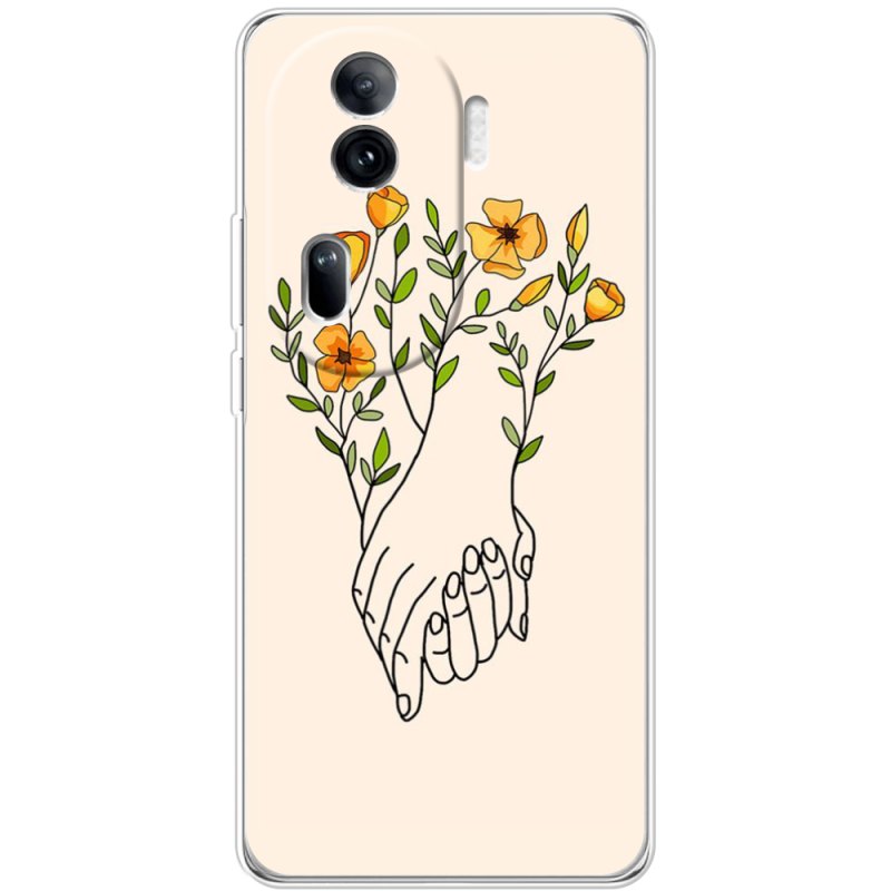 Чехол BoxFace OPPO Reno 11 Pro 5G Flower Hands