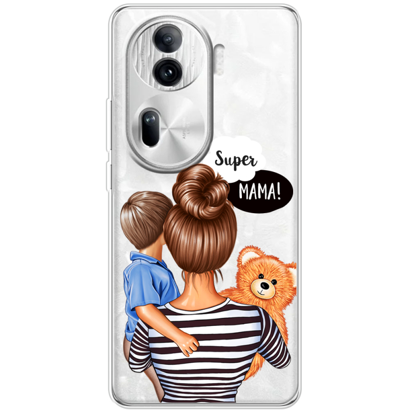 Прозрачный чехол BoxFace OPPO Reno 11 Pro 5G Super Mama and Son