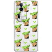 Прозрачный чехол BoxFace OPPO Reno 11 Pro 5G Pattern Baby Yoda