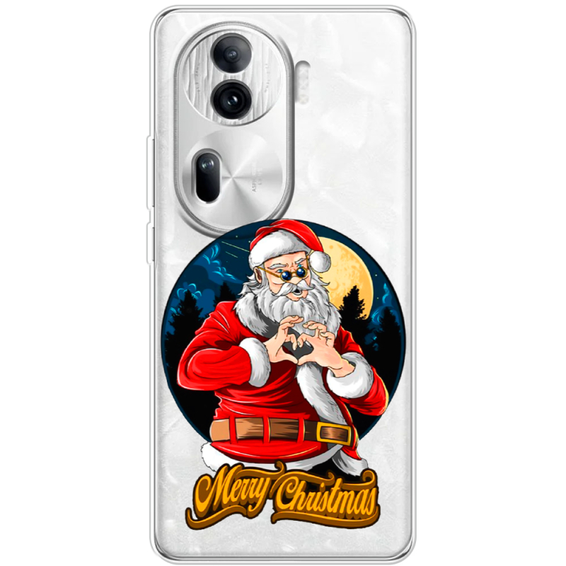 Прозрачный чехол BoxFace OPPO Reno 11 Pro 5G Cool Santa