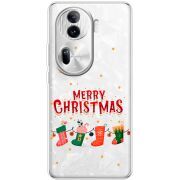 Прозрачный чехол BoxFace OPPO Reno 11 Pro 5G Merry Christmas