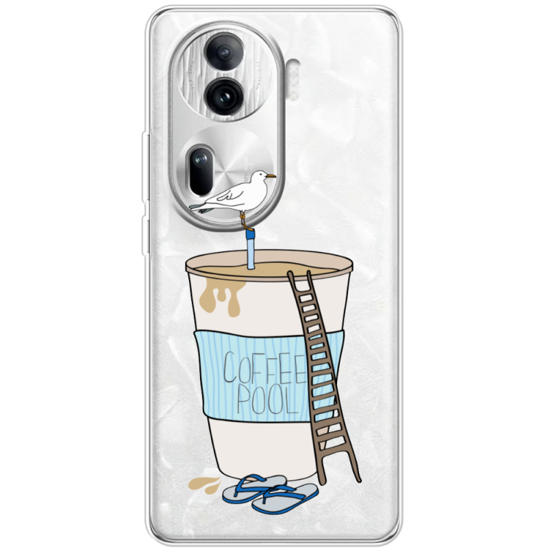 Прозрачный чехол BoxFace OPPO Reno 11 Pro 5G Segull in Cofee Pool