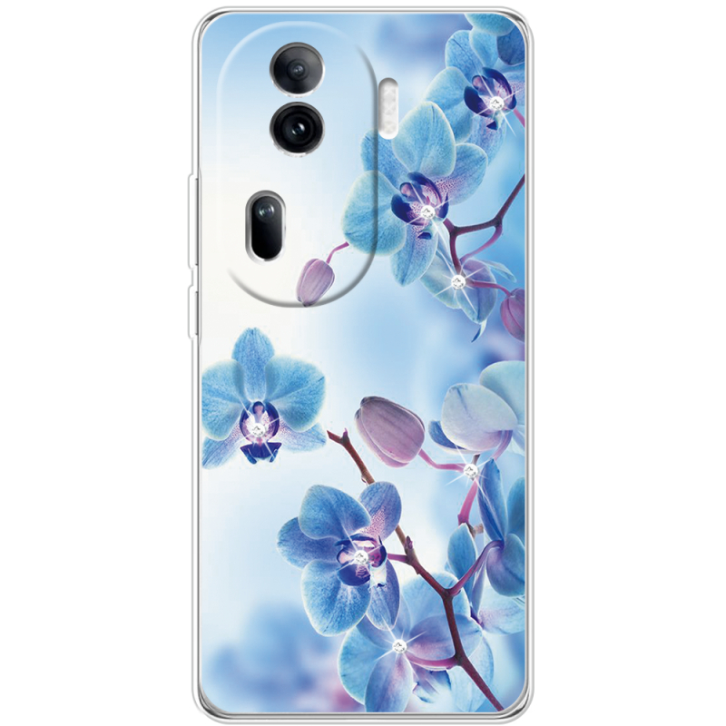 Чехол со стразами OPPO Reno 11 Pro 5G Orchids