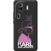 Черный чехол BoxFace OPPO Reno 11 Pro 5G Pink Karl