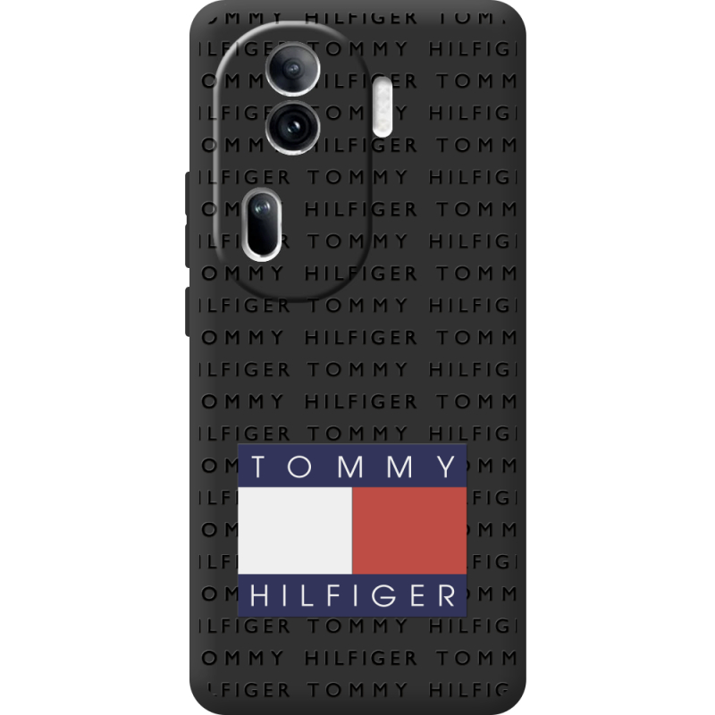 Черный чехол BoxFace OPPO Reno 11 Pro 5G Tommy Print