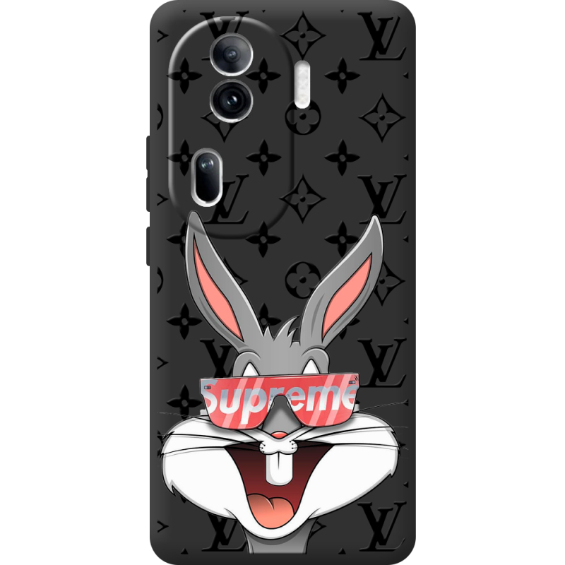 Черный чехол BoxFace OPPO Reno 11 Pro 5G looney bunny