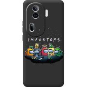 Черный чехол BoxFace OPPO Reno 11 Pro 5G Among Us Impostors