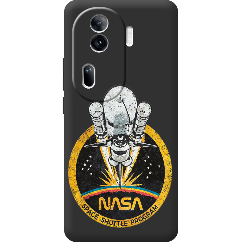 Черный чехол BoxFace OPPO Reno 11 Pro 5G NASA Spaceship