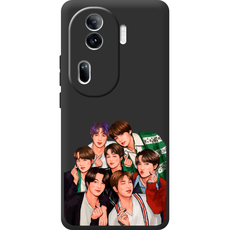 Черный чехол BoxFace OPPO Reno 11 Pro 5G BTS