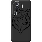 Черный чехол BoxFace OPPO Reno 11 Pro 5G Wolf