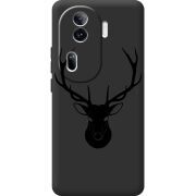 Черный чехол BoxFace OPPO Reno 11 Pro 5G Deer