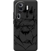 Черный чехол BoxFace OPPO Reno 11 Pro 5G Bear King