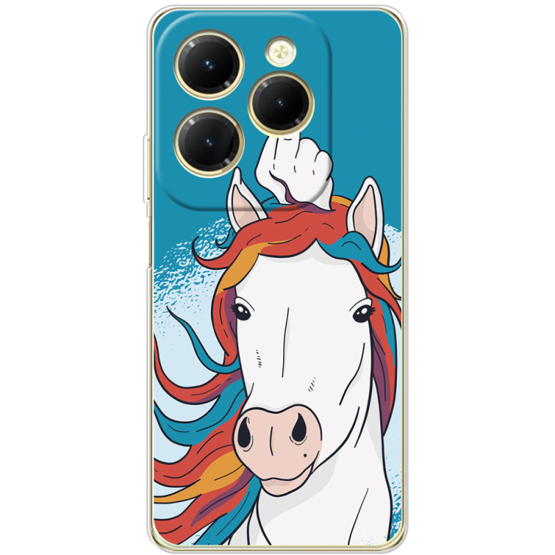 Чехол BoxFace Infinix Hot 40 Pro Fuck Unicorn