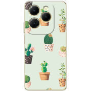 Чехол BoxFace Infinix Hot 40 Pro L-green Cacti