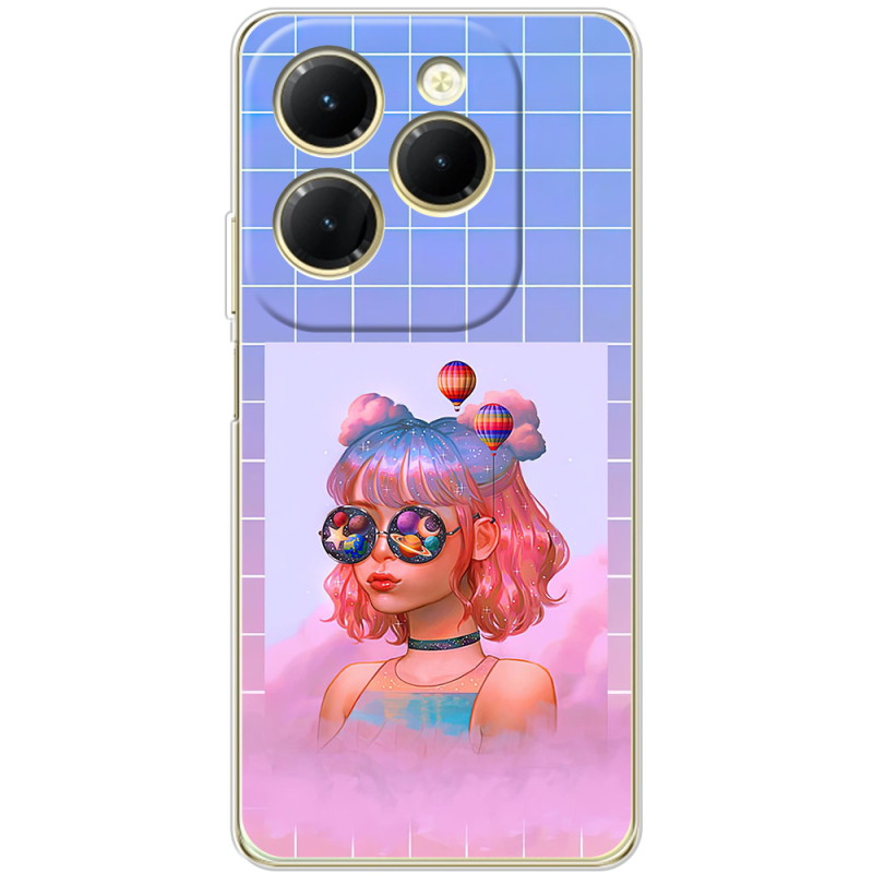 Чехол BoxFace Infinix Hot 40 Pro Girl in the Clouds