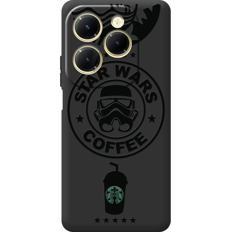 Черный чехол BoxFace Infinix Hot 40 Pro Dark Coffee