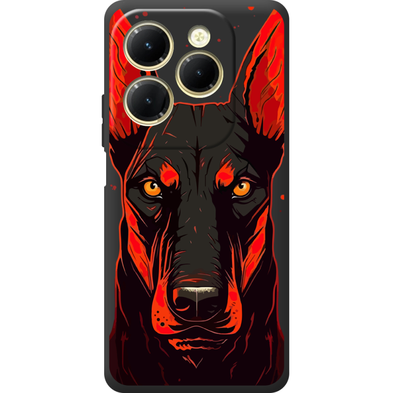 Черный чехол BoxFace Infinix Hot 40 Pro 